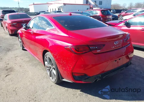2021 Infiniti Q60 Red Sport 400 из США, поврежденный, VIN JN1FV7LL8MM560392